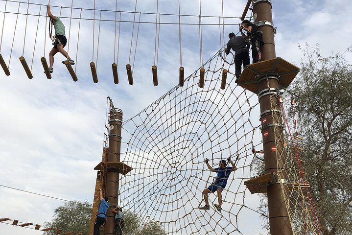 Swing through the trees at Aventura Parks where adventure awaits with zip lines rope challenges and stunning views—perfect for fun seekers of all ages. Experience the ultimate outdoor escape!